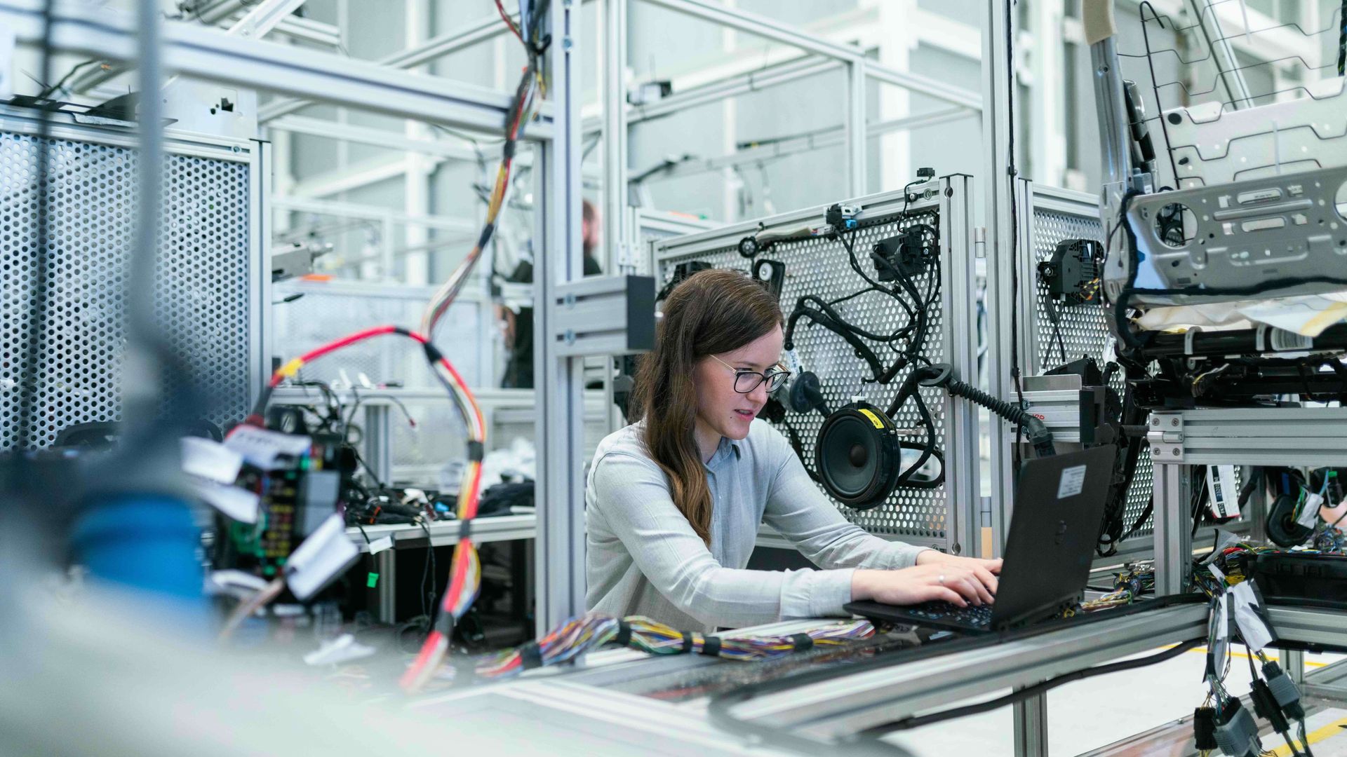 staff in lab